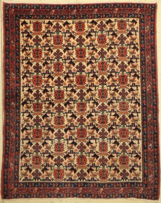 Alter Afschar, Persien, um 1940, Wolle auf Baumwolle, ca. 190 x 154 cm, EHZ:(Sehr guter Zustand)