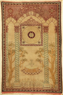 Antiker Sivas, Türkei, um 1900, Wolle auf Baumwolle, ca. 175 x 115 cm, Leichte Gebrauchsspuren