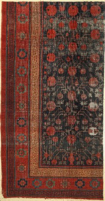 Khotan Fragment, Turkestan, Anfang 19.Jhd, Wolle auf Baumwolle, ca. 196 x 104 cm