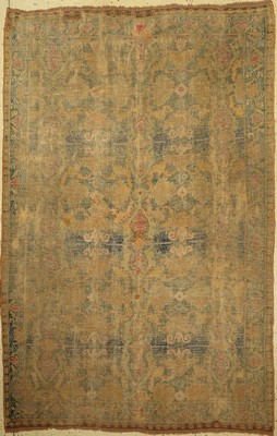 Früher Alcaraz/Cuenca, Spanien, 18.Jhd, Wolle auf Baumwolle, ca. 265 x 173 cm, EHZ:(Altersbedingter Zustand)