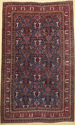 Antiker Weramin, Persien, um 1910, Wolle auf Baumwolle, ca. 340 x 210 cm, gereinigt, EHZ:(Sehr guter Zustand)