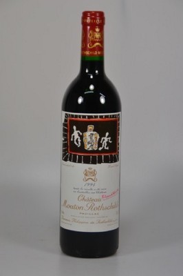 1 Flasche Chateau Mouton Rothschild, 1994, Baron Philippe de Rothschild, Paulliac, 75cl, 12,5% Vol., high fill, original verkorkt, unverkostet, 90 ...