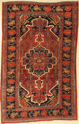 Alter Bidjar, Persien, um 1930/1940, Wolle auf Baumwolle, ca. 210 x 133 cm, gereinigt, EHZ:(Guter Zustand)