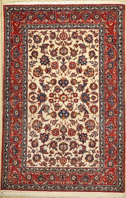 Esfahan Mobarake, Persien, um 1950, Wolle auf Baumwolle, ca. 223 x 147 cm, EHZ: 2-3