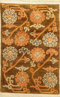 Alter Nepal, ca. 50 Jahre, Wolle auf Baumwolle, ca. 183 x 120 cm, EHZ: 2