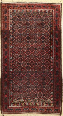 Belutsch alt, Persien, um 1930/1940, Wolle auf Wolle, ca. 215 x 120 cm, EHZ: 2-3