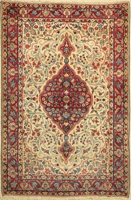 Alter Mesched, Persien, um 1930/1940, Wolleauf Baumwolle, ca. 193 x 131 cm, EHZ:(Guter Zustand)