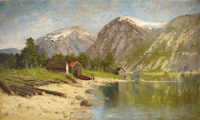 Carl Erik Törner, 1862 Stockholm - 1911 Motala, Studium an der Kunstakademie Kopenhagen, Mitglied im Kunstverein Göteborg, hier: große ...