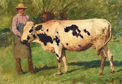 Julius Hugo Bergmann, 1861 Nordhausen-1940 Karlsruhe, Studium an der Akademie Karlsruhe bei Baisch und Schönleber, wurde 1897 Prof. in Düsseldorf ...