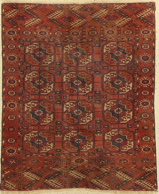 Tekke Herdteppich, Turkmenistan, 19.Jhd, Wolle auf Wolle, ca. 110 x 90 cm, EHZ: 4