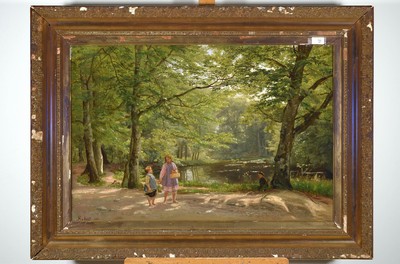 Heinrich August Schiott, 1823 Helsingor-1895 Hellebaek, Studium an der Kgl. Kunstakademie Kopenhagen, sowie im Atelier von Christoffer Wilhelm ...