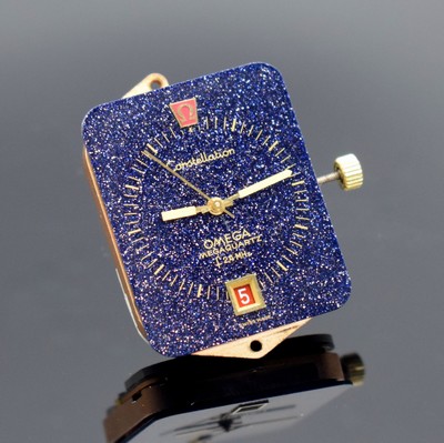 OMEGA Constellation Megaquartz f 24 MHz Werk Kaliber 1510 mit Aventurin Zifferblatt, Schweiz um 1972, quartz, rotverg. Werk Kal. 1510, 13 St., ...