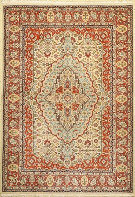 Lahor, Pakistan, ca. 50 Jahre, Wolle auf Baumwolle, ca. 245 x 175 cm, EHZ: 1-2