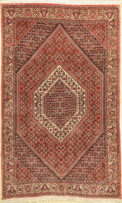 Bidjar Kork fein, Persien, ca. 40 Jahre, Korkwolle, ca. 180 x 115 cm, EHZ: 1-2