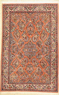 Sarogh Kork fein, Persien, ca. 50 Jahre, Korkwolle, ca. 160 x 105 cm, EHZ: 1-2