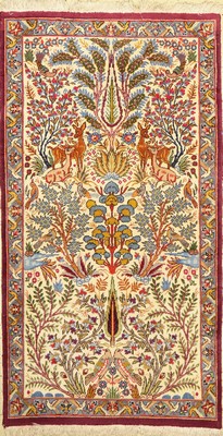 Kaschmar, Persien, ca. 40 Jahre, Wolle auf Baumwolle, ca. 203 x 110 cm, EHZ: 2-3