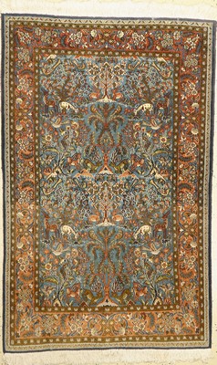 Ghom, Persien, ca. 40 Jahre, Wolle auf Baumwolle, ca. 173 x 110 cm, EHZ: 2