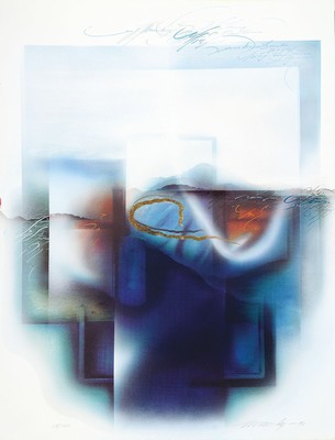 Wulf Reinshagen, geb. 1942, serigraphie 1996, sign., num. 58/120, ca. 65x50 cm