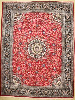 Kaschmar Kork fein, Persien, um 1960, Korkwolle, ca. 406 x 307 cm, EHZ: 1-2