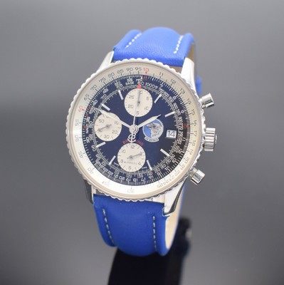 BREITLING Old Navitimer Sondermodell Jagdgeschwader Mölders auf 250 Stück limitierte Herrenarmbanduhr mit Chronograph Referenz A13322, Schweiz um ...