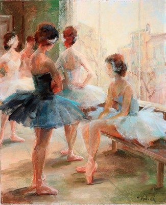 Marie Miloslava Vrbova-Stefkova, 1909 Schinkau/Böhmen-1991 Prag, Studium an der Akademie Prag u. an der Academie des Beaux -Arts Paris, Ballett als ...