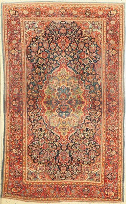Antiker Keschan, Persien, um 1900, Korkwolle, ca. 215 x 133 cm, EHZ: 2-3