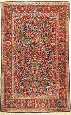 Keschan Kork alt, Persien, um 1930, Korkwolle, ca. 212 x 135 cm, EHZ: 1-2