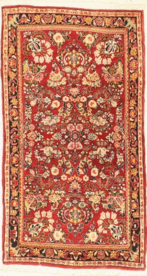Us Re-Import Sarogh, Persien, um 1940, Wolle auf Baumwolle, ca. 140 x 80 cm, EHZ: 1-2