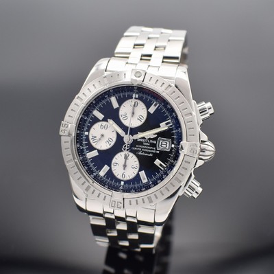 BREITLING Chronometer Chronomat Evolution Herrenarmbanduhr mit Chronograph Referenz A13356, Automatik, Edelstahlgeh. inkl. Gliederband m. Faltschl., ...
