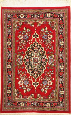 Ghom Kork, Persien, ca. 50 Jahre, Korkwolle, ca. 160 x 107 cm, EHZ: 2