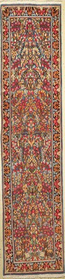 Kerman, Persien, ca. 50 Jahre, Wolle auf Baumwolle, ca. 303 x 70 cm, EHZ: 2