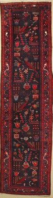 Shahsawan, Persien, ca. 50 Jahre, Wolle aufBaumwolle, ca. 490 x 132 cm, EHZ: 2