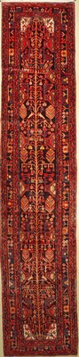Nahawand, Persien, ca. 50 Jahre, Wolle auf Baumwolle, ca. 526 x 111 cm, EHZ: 2