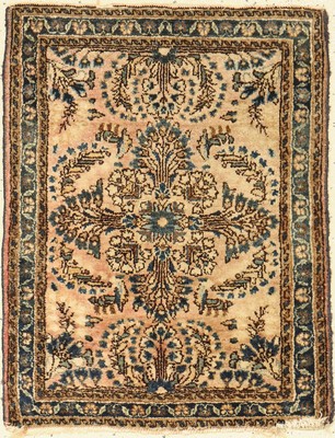 Us Re-Import Sarogh, Persien, um 1930, Wolle auf Baumwolle, ca. 77 x 60 cm, EHZ: 2-3(Eck beschädigt)
