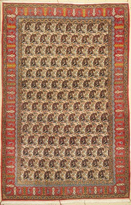 Ghom Kork, Persien, um 1960, Korkwolle, ca.212 x 140 cm, EHZ: 2