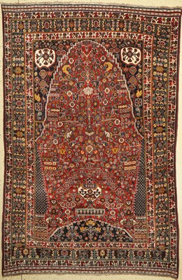 Ghaschgai alt, Persien, um 1950, Wolle auf Wolle, ca. 253 x 163 cm, EHZ: 2