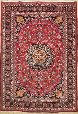 Mesched signiert, Persien, ca. 50 Jahre, Wolle auf Baumwolle, ca. 292 x 204 cm, EHZ: 2