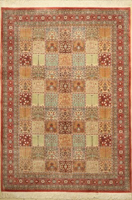 Mud fein, Rumänien, ca. 50 Jahre, Korkwolle, ca. 308 x 217 cm, EHZ: 2