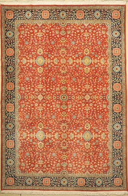 Yazd, Persien, ca. 50 Jahre, Wolle auf Baumwolle, ca. 323 x 220 cm, EHZ: 2