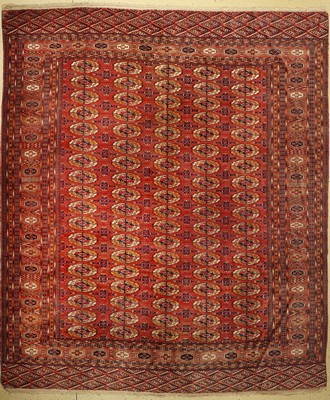 Buchara, Rußland, um 1950, Wolle auf Wolle,ca. 340 x 290 cm, EHZ: 2-3