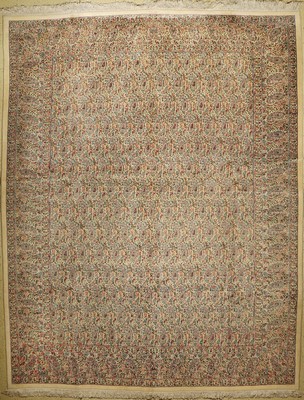 Kerman, Persien, um 1960, Wolle auf Baumwolle, ca. 385 x 300 cm, EHZ: 2