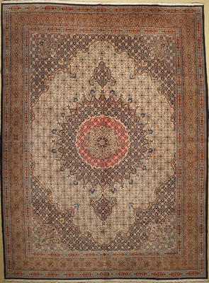 Mud fein, Persien, ca. 50 Jahre, Korkwolle,ca. 416 x 311 cm, EHZ: 2