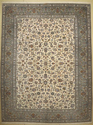 Keschan signiert, (Afshar), Persien, ca. 50Jahre, Wolle auf Baumwolle, ca. 390 x 293 cm, EHZ: 2