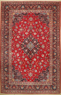 Keschan, Persien, ca. 50 Jahre, Wolle auf Baumwolle, ca. 415 x 265 cm, EHZ: 2