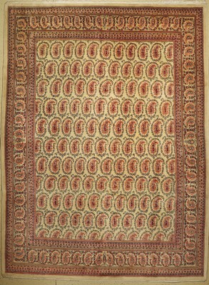 Sarogh fein, Persien, um 1950, Korkwolle, ca. 410 x 305 cm, EHZ: 2