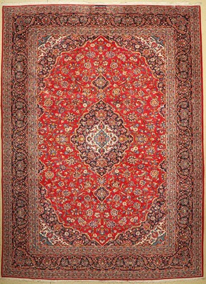 Keschan, Persien, ca. 50 Jahre, Wolle auf Baumwolle, ca. 405 x 293 cm, EHZ: 2