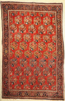 Bidjar alt fein, Persien, um 1930, Korkwolle, ca. 216 x 140 cm, EHZ: 3-4