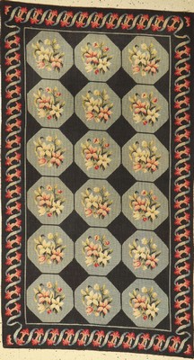 Aubusson stil, China, ca. 40 Jahre, Wolle auf Baumwolle, ca. 205 x 116 cm, EHZ: 2