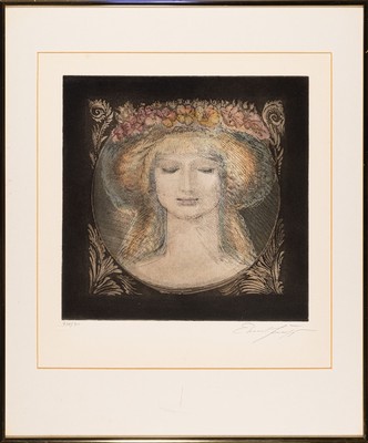 Ernst Fuchs, 1930 Wien-2015, Farblithographie, handsigniert und num. 260/350, ca. 34x34cm, u.Gl., R. ca. 60x50cm