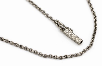 14 kt Gold Kette, WG 585/000, Kastenschloß mit Sicherheitsacht, L ca. 62 cm,ca. 4.5 g